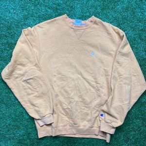 VINTAGE 90s YELLOW CHAMPION SWEATER